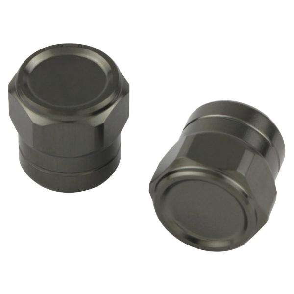 POSH Faith ポッシュ フェイス フルビレット エアーバルブキャップ カラー：チタン エアバ...