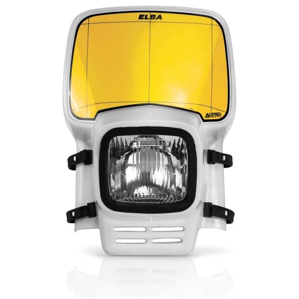 ACERBIS アチェルビス ELBA カラー：030 - white ヘッドライト 灯火類 電装系