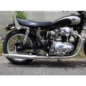 定価11万　W650   モーターロックフルエキマフラー Motor Rock モーターロック STDメガホン ロング 新型フルエキ タイプ