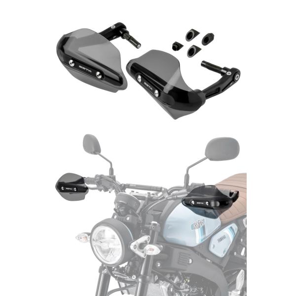 ZETA ジータ ソニックハンドガード PCキット【ユニバーサル】 プロテクター：スモーク HOND...