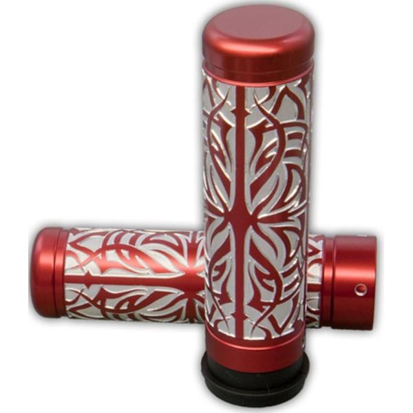 TRIJYA トライジャ グリップ Type02 カラー：レッド(レッドアルマイト加工) FXDLS...