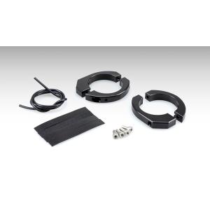 KIJIMA キジマ Φ39Φ41フロントフォーク用NANOLEDウィンカークランプステー BKアル...