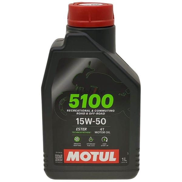 MOTUL モチュール 5100 4T 【15W-50】【1L】【4サイクルオイル】 4サイクルオイ...