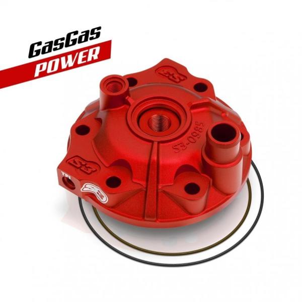 S3 エススリー エンデューロシリンダーヘッド POWER カラー：レッド EXC TPI 250 ...