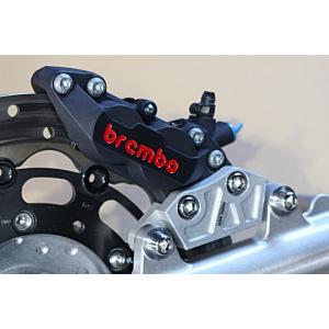 BORE ACE ボアエース フロントキャリパーサポート カラー：シルバー SR400 YAMAHA...