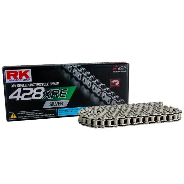 RK JAPAN RKジャパン 428XRE SILVER 【カシメ(CLF)ジョイント付属】 リン...