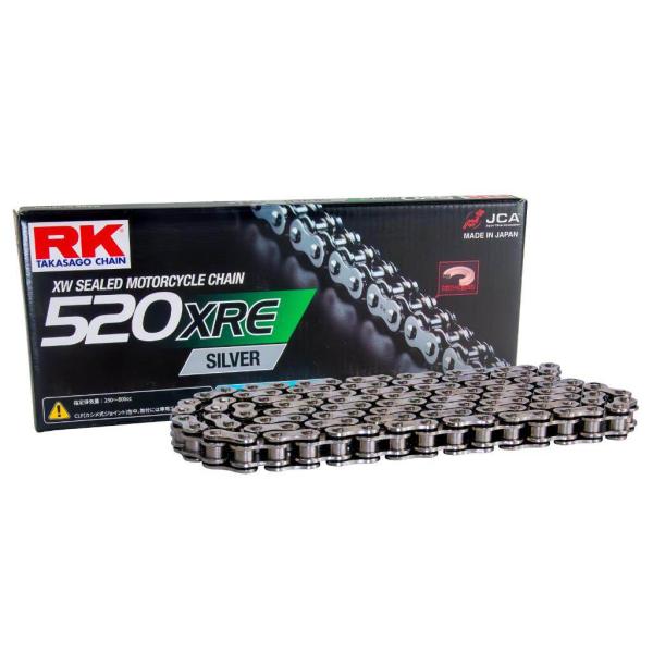 RK JAPAN RKジャパン 520XRE SILVER 【カシメ(CLF)ジョイント付属】 リン...