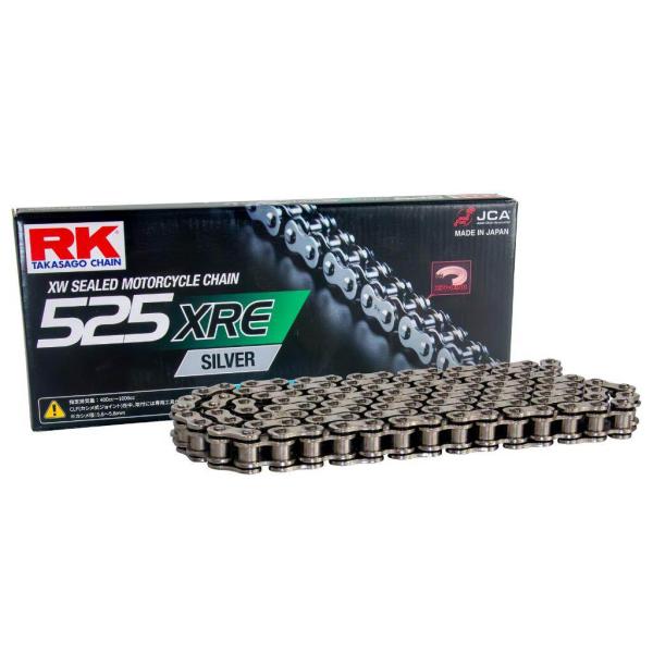 RK JAPAN RKジャパン 525XRE SILVER 【カシメ(CLF)ジョイント付属】 リン...