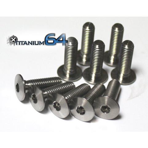 TITANIUM64 チタニウムロクジュウヨン フロントローターボルト カラー：チタニウムブルー F...