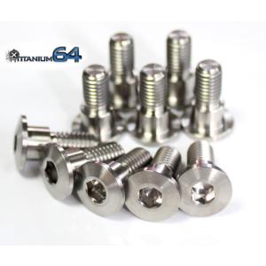 TITANIUM64 チタニウムロクジュウヨン フロントローターボルト カラー：チタニウムブルー G...
