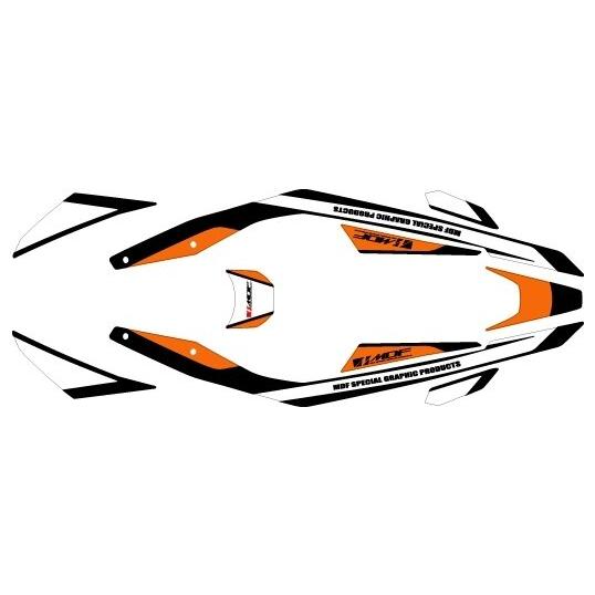 MDF エムディーエフ グラフィックキット アタッカーモデル タイプ：フロントトップパーツ V-St...