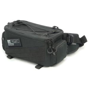 ROUGH＆ROAD ラフ＆ロード コンバットウエストバッグ カラー：ブラック ウエストポーチ・ヒッ...