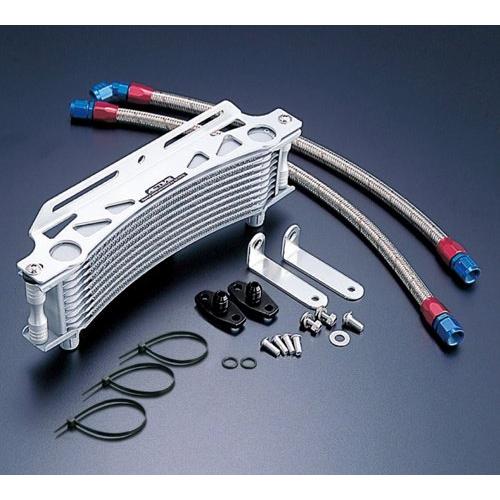 ACTIVE アクティブ オイルクーラーキット ラウンド コアサイズ：9インチ10段 / カラー：シ...