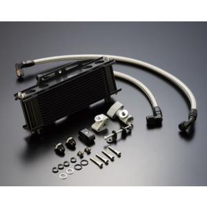 アクティブ　オイルクーラー 9インチ13段　サイド　サーモ付　Z1000mk2 ACTIVE アクティブ オイルクーラーキット ストレート コアサイズ
