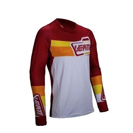 LEATT BRACE リアットブレイス 4.5 MXジャージ サイズ：M オフロードジャージ オフ...