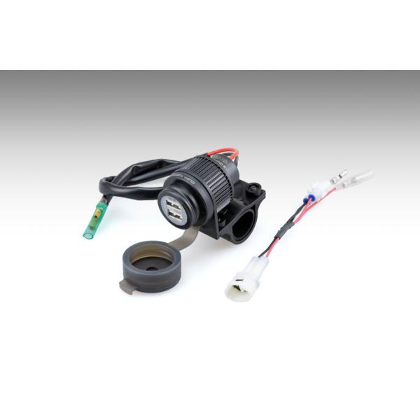 KIJIMA キジマ V-Strom250SX用USBツインType-AポートKIT OUTPT出力...