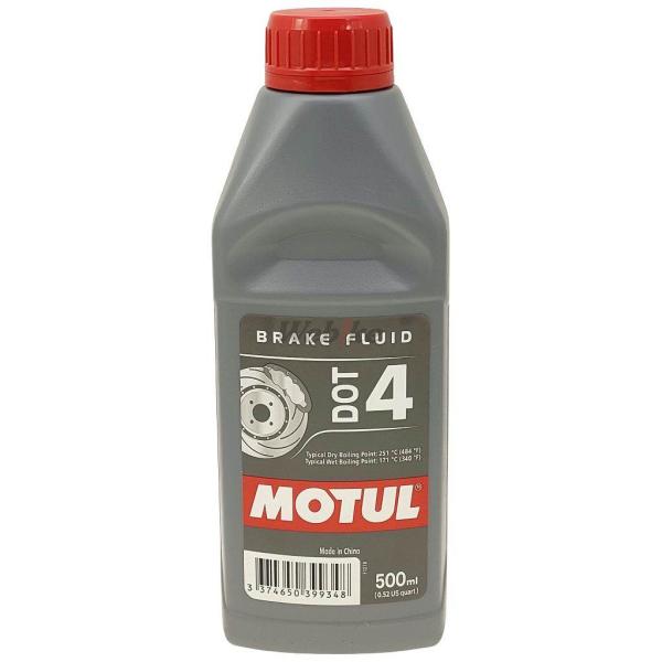 MOTUL モチュール DOT4 BRAKE FLUID(DOT4ブレーキフルード) 【0.5L×1...