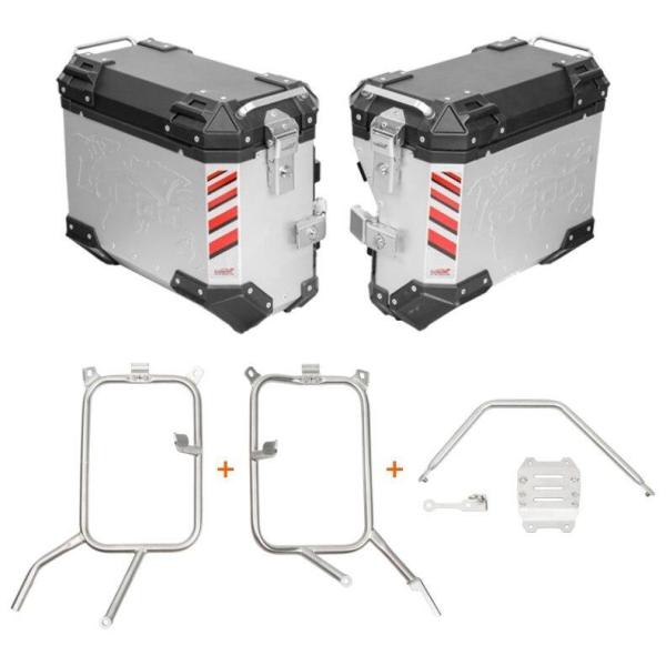 LOBOO ロブー PIKE TRACKERシリーズ 35L＋30L サイドケース キャリア付き カ...