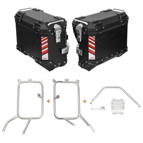 LOBOO ロブー PIKE TRACKERシリーズ 35L＋30L サイドケース キャリア付き カ...
