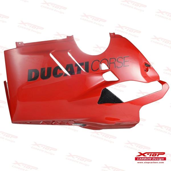 X-TOP エックストップ カーボンアンダーカウル アクラポビッチマフラー用 PANIGALE V4...