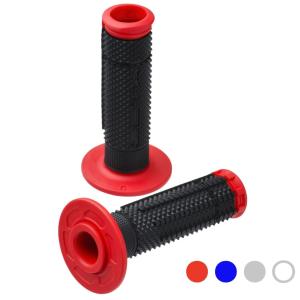 ZETA RACING ジータ レーシング エッジグリップ オープンエンド カラー：レッド／ブラック グリップ ハンドル｜ウェビック1号店