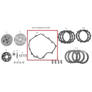 SP武川 SPタケガワ クラッチカバーガスケット／Ninja250 Ninja250R Ninja2...