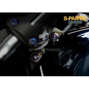S-PARTS エスパーツ ジェネレーターカバー用チタンボルトセット カラー