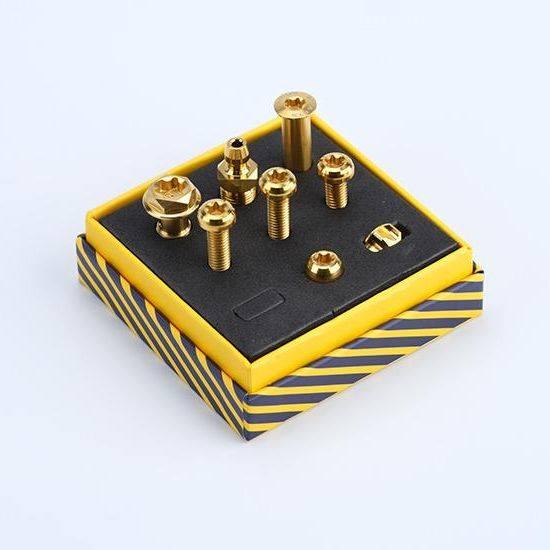 S-PARTS エスパーツ BREMBO RCS Corsa Cortaマスターシリンダー用チタンボ...