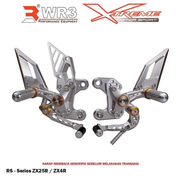 WR3 ダブルアールスリー RSシリーズ バックステップキット ワッシャーカラー：オレンジ ZX-2...