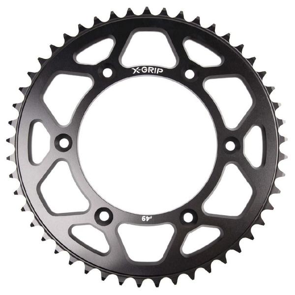 X-GRIP エックスグリップ JAWS リア アルミ スプロケット 丁数：45T KTM GASG...