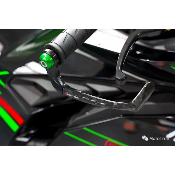 MOTO-TRON RACING モトトロンレーシング カーボン製ブレーキレバーガード ZX-6R ...
