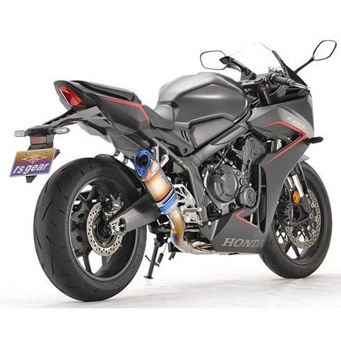 r’s gear アールズギア GPスペック フルエキゾースト マフラー サイレンサー：チタンドラッ...