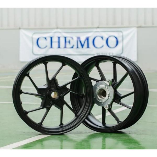 Chemco ケムコ HELIOS キャストホイール 前後セット カラー：ブラック NMAX YAM...