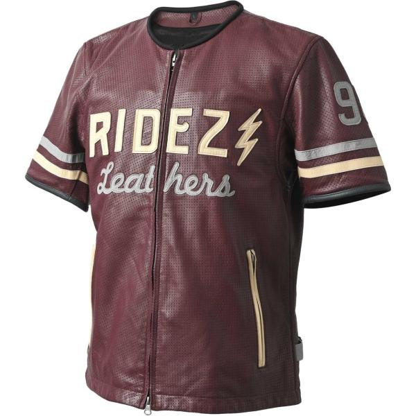 RIDEZ ライズ 98 S／S JACKET バイク用 レザージャケット サイズ：L ジャケット ...