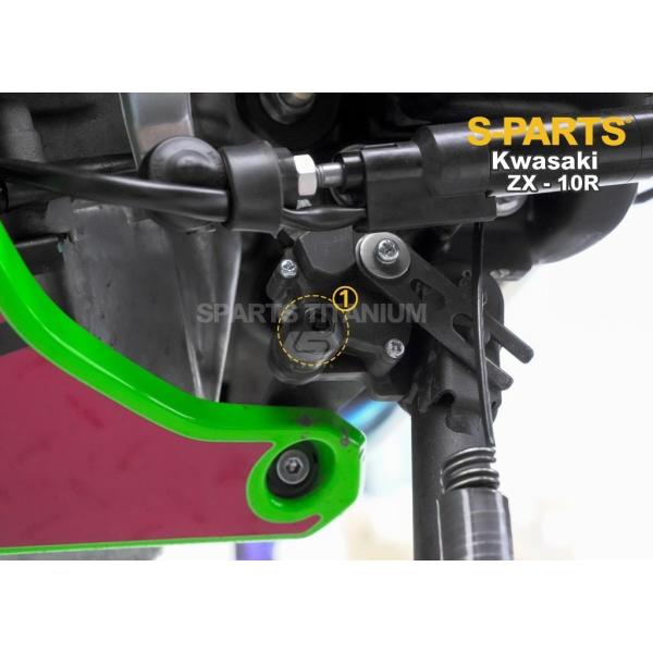 S-PARTS エスパーツ サイドスタンドスイッチ用チタンボルト カラー：ブルー ZX-10R ZX...