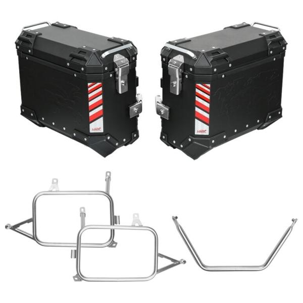 LOBOO ロブー PIKE TRACKER 35L サイドケース キャリア付き カラー：ブラック ...