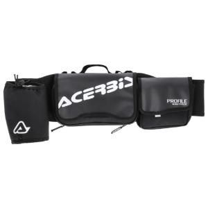 ACERBIS アチェルビス PROFILE LOGO WAIST PACK カラー：ブラック／ホワ...