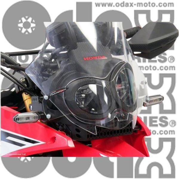 POWERBRONZE ヘッドライトレンズシールド カラー：ライトスモーク CRF250RALLY ...