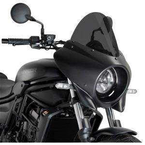 Puig プーチ セミフェアリング ミラージュ TOURING(MIRAGE TOURING) カラー：ダークスモーク / カウル仕上げ：グロスブラック ELIMINATOR 500 400 SE 外装
