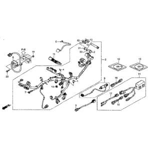 HRC エイチアールシー HARNESS WIRE CBR250RRレースベース車 HONDA ホン...
