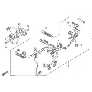 HRC エイチアールシー HARNESS WIRE CBR250RRレースベース車 HONDA ホン...