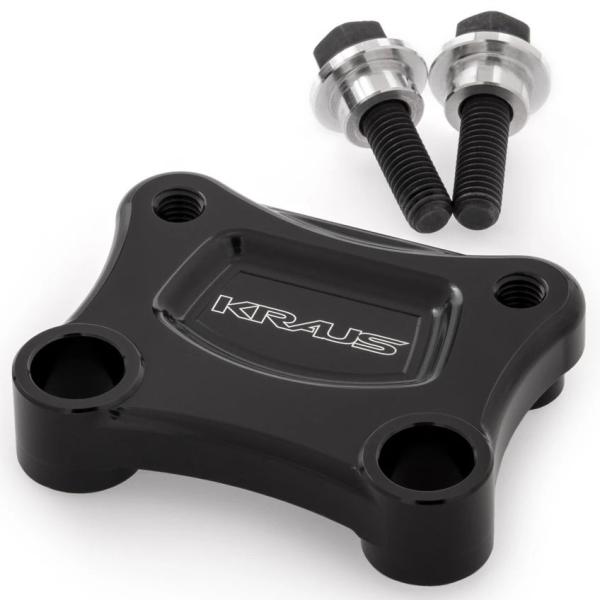 KRAUS クラウス T-REX ライザープルバックプレート 仕上り：ブラック ソフテイル HARL...