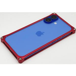 GILD design ギルドデザイン ソリッドバンパーforiPhone16Plus カラー：レッ...