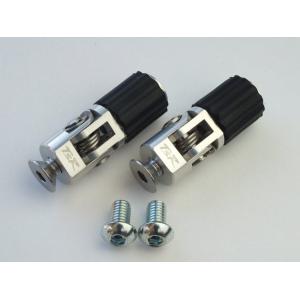 TSR テクニカルスポーツレーシング 可倒式ペダルペグセット カラー：シルバー その他ステップオプシ...