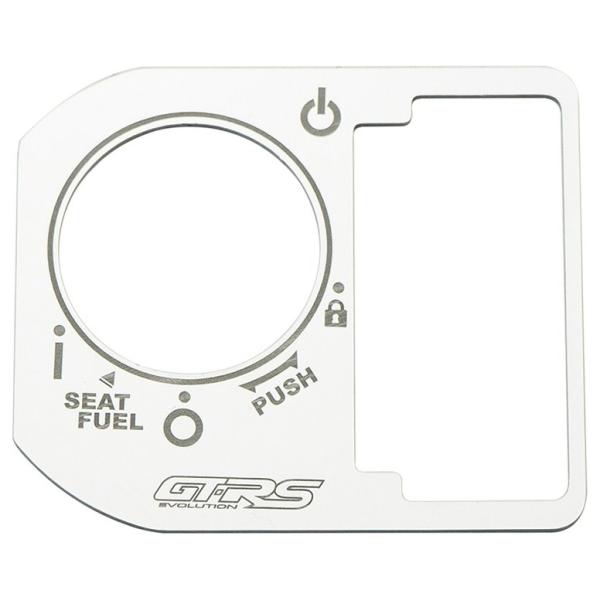 GTR ジーティーアール Key cylinder cover 2D alu カラー：Silver ...