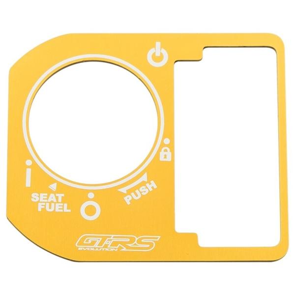 GTR ジーティーアール Key cylinder cover 2D alu カラー：Gold GI...