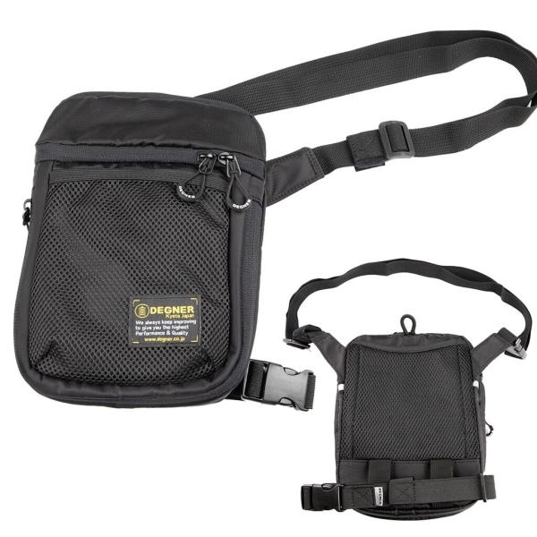 DEGNER デグナー ホルスターバッグ カラー：ブラック レッグバッグ・ホルスターバッグ バッグ