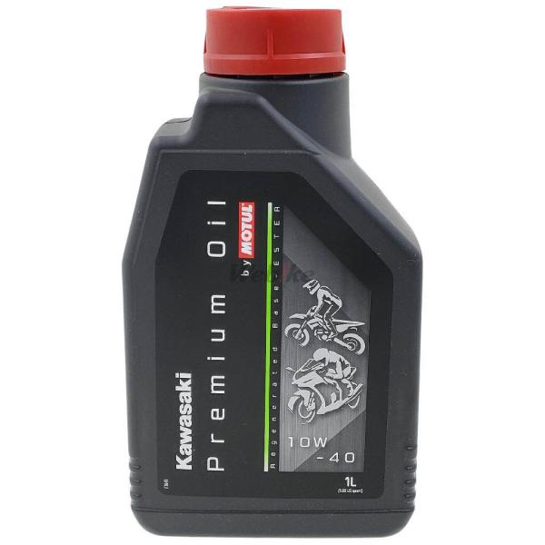 Kawasaki カワサキ Premium Oil by Motul【10W-40】【1L】【4サイ...