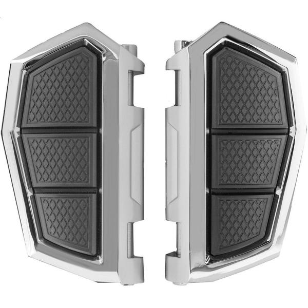 Kuryakyn クリアキン Enygma フロアボード パッセンジャー 仕上がり：クロム ツーリン...