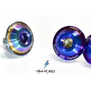 THUNDER BOLT サンダーボルト Ti Li-Kit V2 モーターサイクル ライセンスボル...